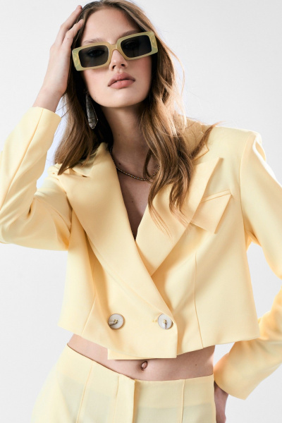 Жакет, шорты MilMil 1190 желтый - фото 8