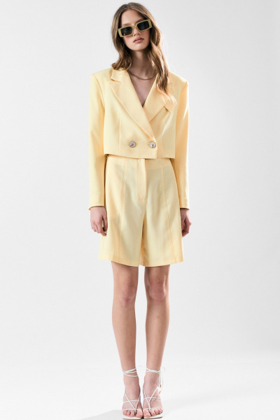 Жакет, шорты MilMil 1190 желтый - фото 2