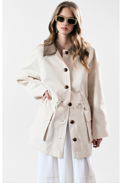 Жакет MilMil 1196 кремовый - фото 20