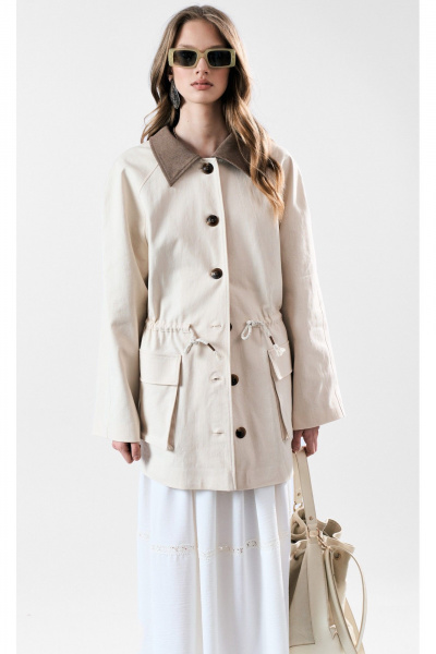 Жакет MilMil 1196 кремовый - фото 17