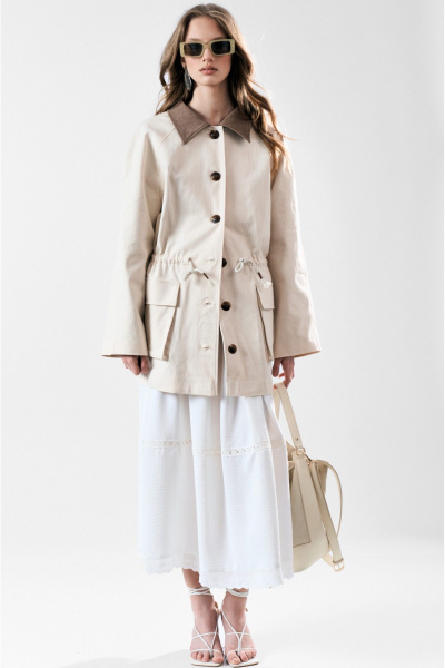 Жакет MilMil 1196 кремовый - фото 15