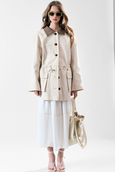 Жакет MilMil 1196 кремовый - фото 14