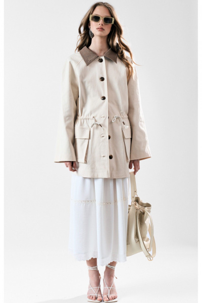 Жакет MilMil 1196 кремовый - фото 12