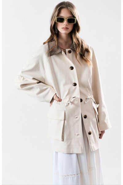 Жакет MilMil 1196 кремовый - фото 7