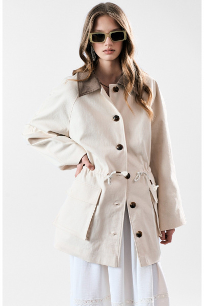 Жакет MilMil 1196 кремовый - фото 3