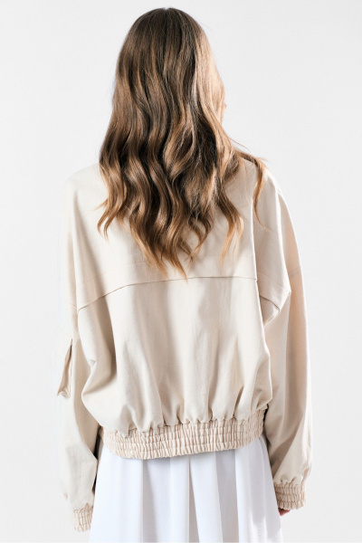 Бомбер MilMil 1197 кремовый - фото 8