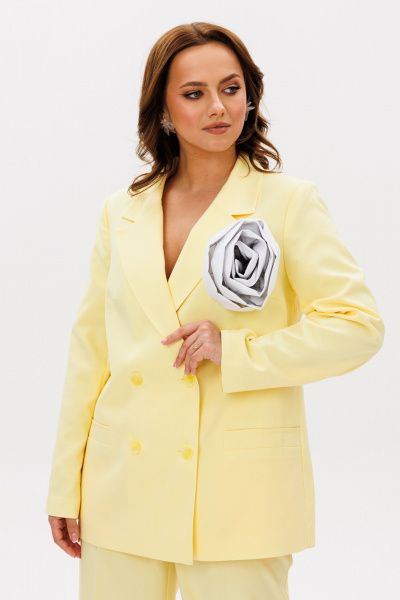 Брюки, жакет Mubliz 190 желтый - фото 24