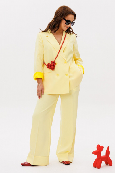 Брюки, жакет Mubliz 190 желтый - фото 16
