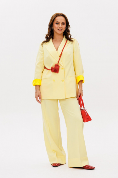 Брюки, жакет Mubliz 190 желтый - фото 10