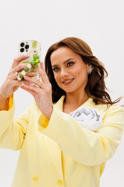 Брюки, жакет Mubliz 190 желтый - фото 8