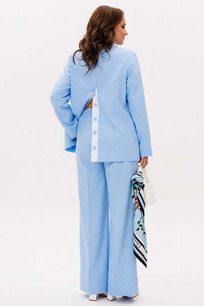 Брюки, жакет Mubliz 190 голубой - фото 19