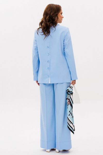 Брюки, жакет Mubliz 190 голубой - фото 18