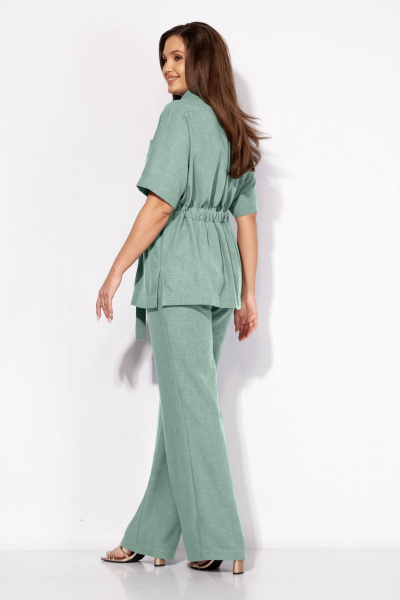 Блуза, брюки Ольга Стиль Л-222 мята - фото 5