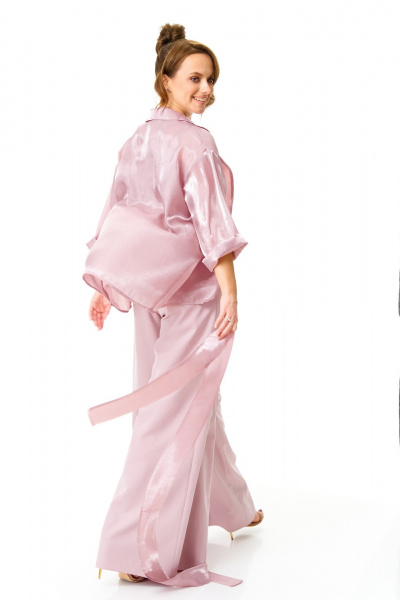 Брюки, топ, туника T&N 7622 пудра - фото 7