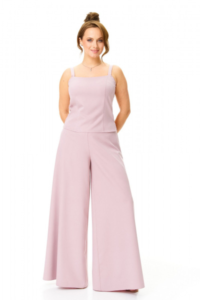 Брюки, топ, туника T&N 7622 пудра - фото 8