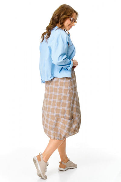 Жакет, футболка, юбка T&N 7637 - фото 7