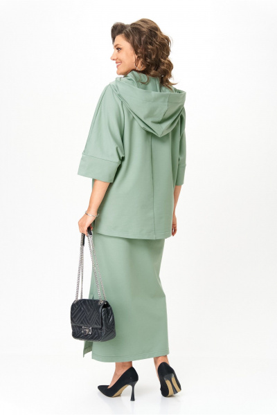 Джемпер, юбка Michel chic 1248/1 пастельный_зеленый - фото 7
