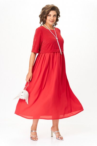 Платье Michel chic 2173 красный - фото 3