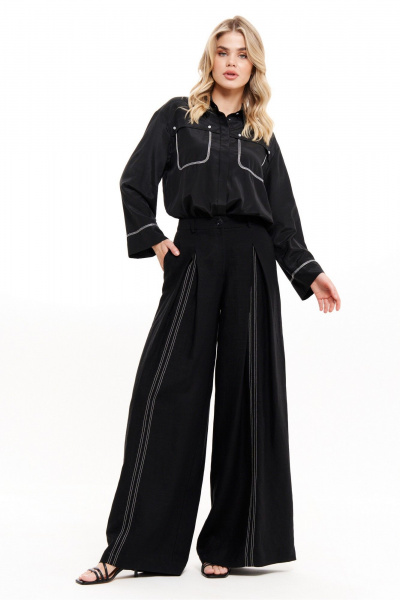 Брюки Панда 101260 черный - фото 1