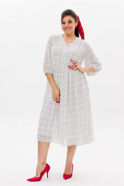 Платье Anelli 1460 белый_ангел - фото 1