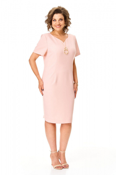 Блуза, платье VI ORO VR-1150 пудра - фото 8