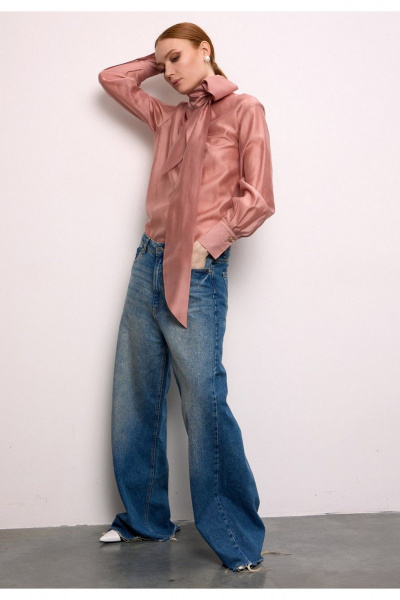 Блуза DEVITA 6028-1 пудра - фото 6