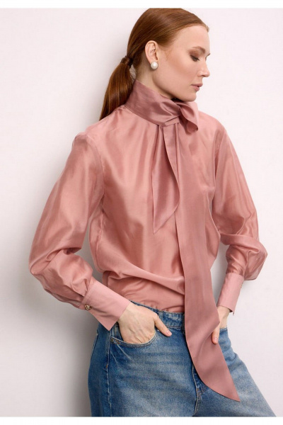 Блуза DEVITA 6028-1 пудра - фото 5