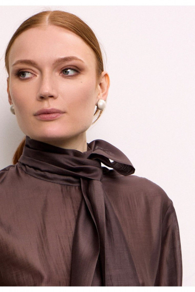 Блуза DEVITA 6028-1 шоколад - фото 6