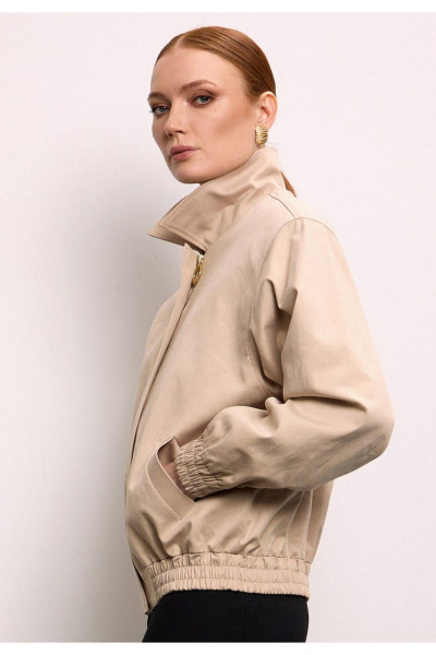 Бомбер DEVITA 9009 светло-бежевый - фото 4