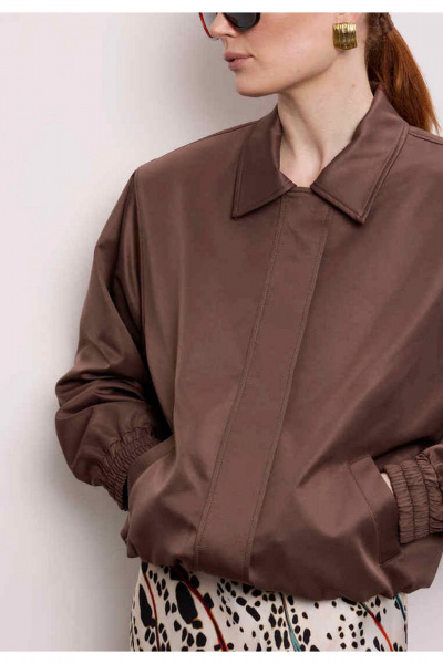 Бомбер DEVITA 9009-2 шоколадный - фото 5