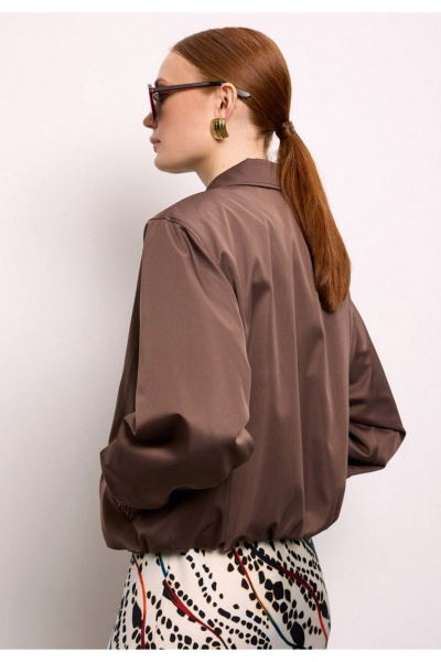 Бомбер DEVITA 9009-2 шоколадный - фото 4