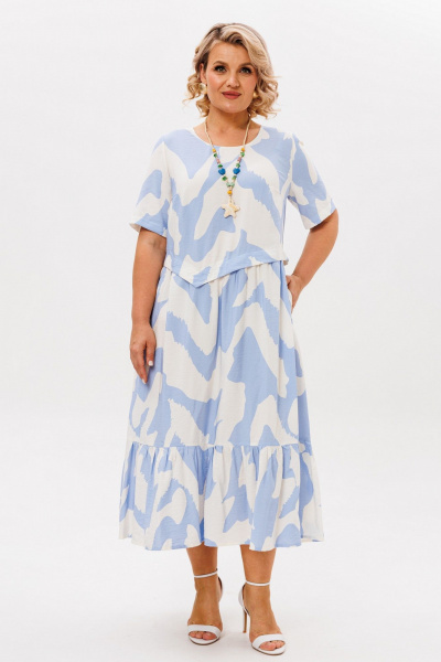 Платье VI ORO VR-1184 облака - фото 5