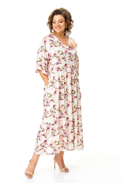 Платье VI ORO VR-1182 цветы - фото 13