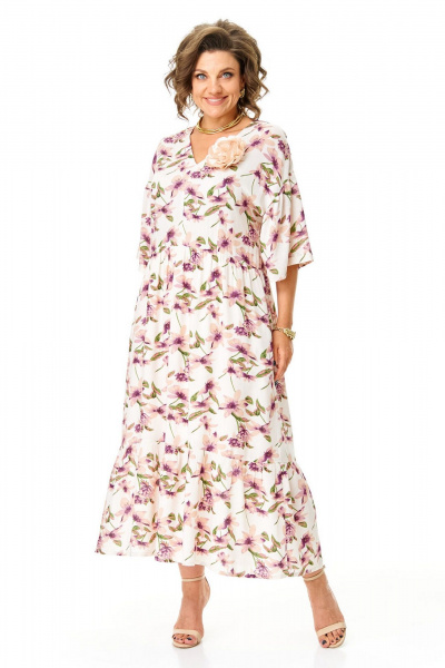 Платье VI ORO VR-1182 цветы - фото 12