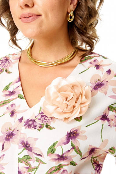 Платье VI ORO VR-1182 цветы - фото 8