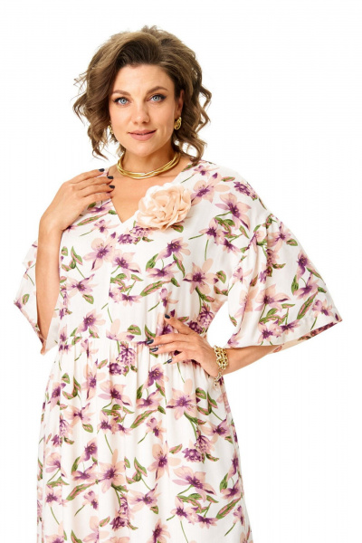Платье VI ORO VR-1182 цветы - фото 5