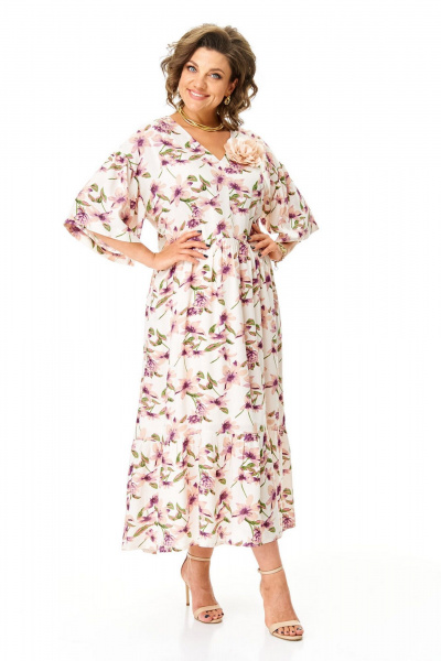 Платье VI ORO VR-1182 цветы - фото 2