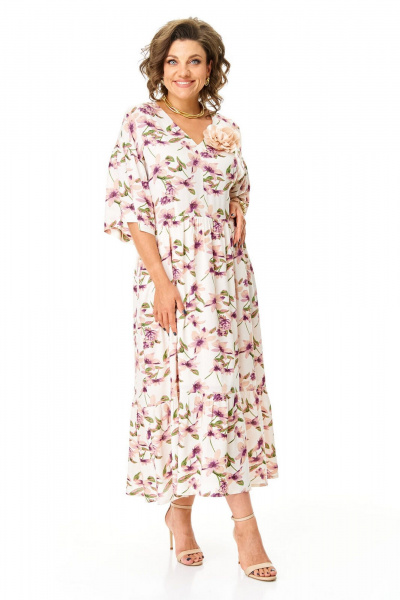 Платье VI ORO VR-1182 цветы - фото 1