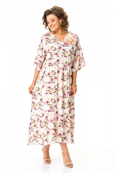 Платье VI ORO VR-1182 цветы - фото 4