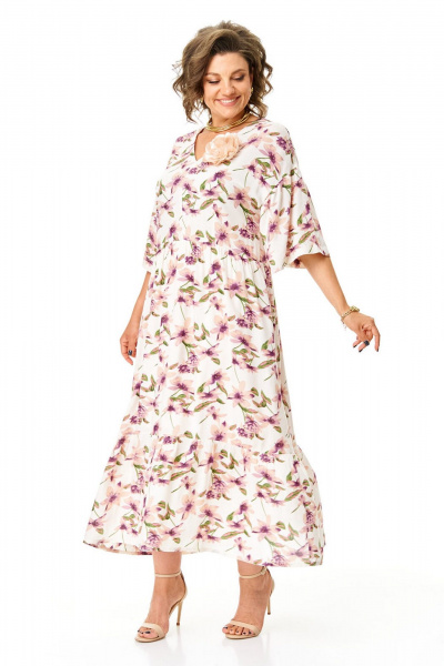 Платье VI ORO VR-1182 цветы - фото 3