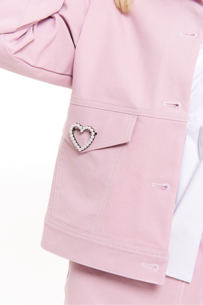 Юбка Панда 14553 розовый - фото 3