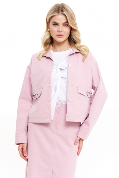 Юбка Панда 14553 розовый - фото 2