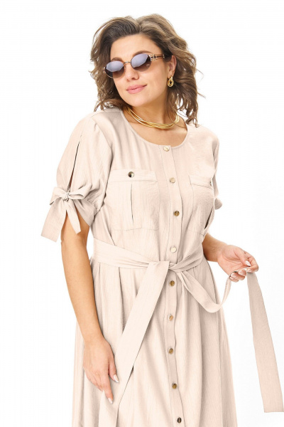 Платье VI ORO VR-1180 топленое_молоко - фото 6