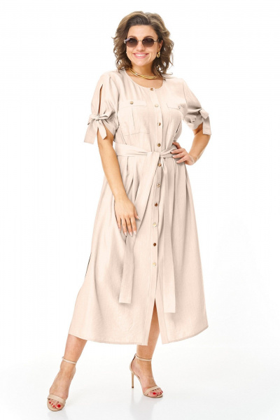 Платье VI ORO VR-1180 топленое_молоко - фото 3