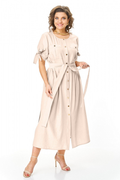Платье VI ORO VR-1180 топленое_молоко - фото 2