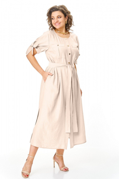 Платье VI ORO VR-1180 топленое_молоко - фото 1