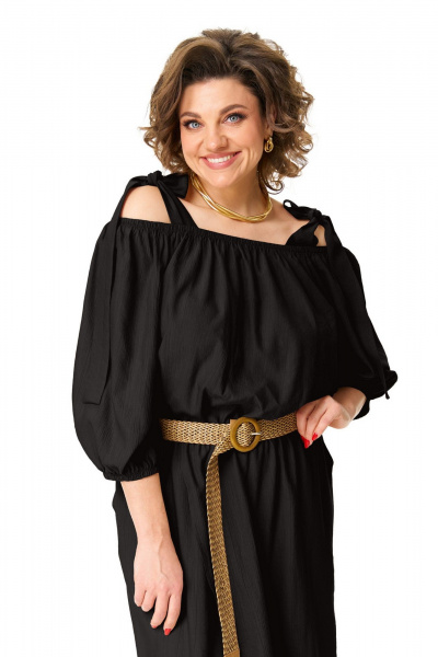 Комбинезон VI ORO VR-1176 черный - фото 5