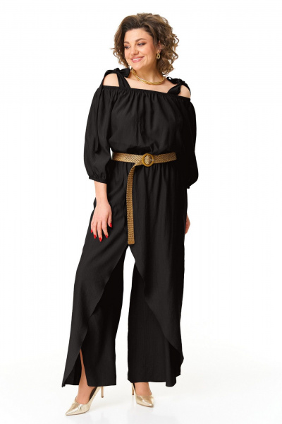 Комбинезон VI ORO VR-1176 черный - фото 3