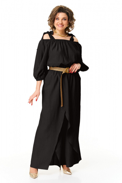 Комбинезон VI ORO VR-1176 черный - фото 2