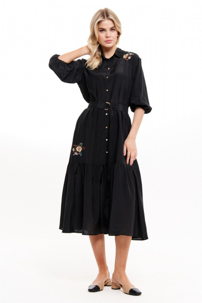 Платье Панда 17380 черный - фото 5